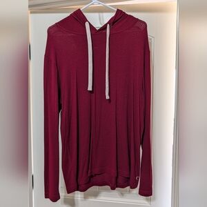 ZYIA Men's Maroon Hoodie Sweater